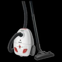 Sesalnik z vrečko Vivax VC-701W GEO, 700 W, bel z rdečimi gumbi
