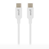 Kabel polnilni XPLORE USB TYBE-C/TYPE-C XP236 beli