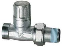 ZAKLJUČEK  RADIATORSKI 1/2" DN15 mm RAVNI CU FAR A.1300