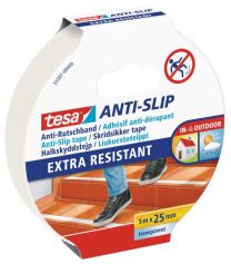 Trak protizdrsni Tesa Anti slip, prozoren, 5m x 25mm

