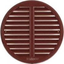 Zračnik univerzalni fi 140mm z regulacijo 75-125KS rjavi z mrežico