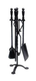 KAMIN SET ČRN 5 DELNI - 59 CM Gros.