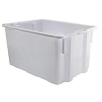 Zaboj zaprt pvc 50L z zun. ročajem BEL