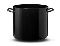 Lonec Eterna, zunaj črna, notranjost črna, premer 24 cm, višina 21 cm, volumen 9 l