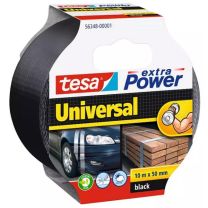 Trak lepilni večnamenski Tesa Extra Power, črn 25m x 50mm