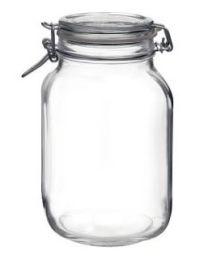 Kozarec za vlaganje s pokrovom hermetični, 2000 ml, Fido