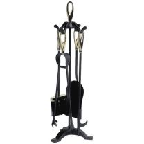KAMIN SET ČRN 5 DELNI - 64 CM Gros.