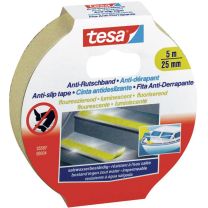 Trak protizdrsni Tesa, beli, 5m x 25mm