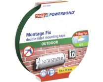 Trak lepilni dvostranski Tesa Powerbond Outdoor, za zunanjo uporabo, 5m x 19mm
