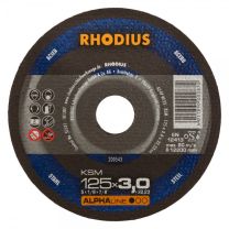 REZALKA 125x3.0x22.23 Fe KSM, ALPHA - RHODIUS
25/karton