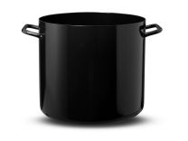 Lonec Eterna, zunaj črna, notranjost črna, premer 32 cm, višina 27 cm, volumen 21 l