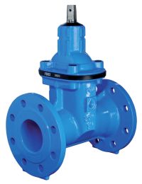 ZASUN PKZ  DN100  PN 10/16 tip 735  Duktilna litina Bs Ral 5005