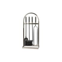 KAMIN SET ČRN 5 DELNI 60CM - RAVNO PODNOŽJE Gros.