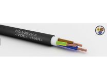 Kabel mehkožilni PP/L 4x1,5mm črn H05VV-F Eventus