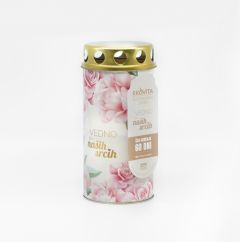 Sveča papirnata elektronska GOLD ROSE-L, 

