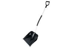 Lopata za sneg Smart Ergo 48, PVC črna z ALU ročajem, 480x370x1415 mm, Pat.