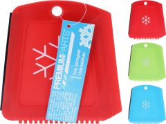 Strgalo za led 12 cm, pvc, zeleno/modro/rdeče
