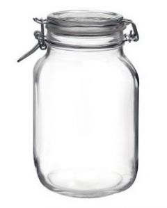 Kozarec za vlaganje s pokrovom hermetični, 2000 ml, Fido 
