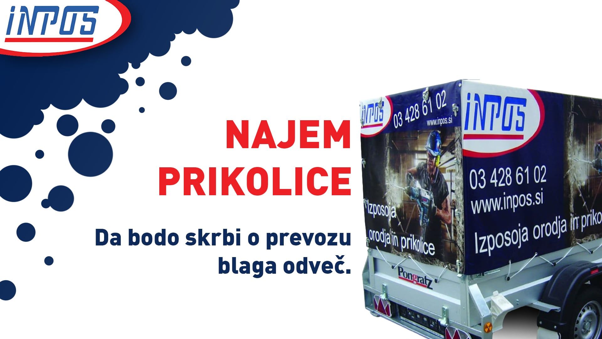 Najem prikolice